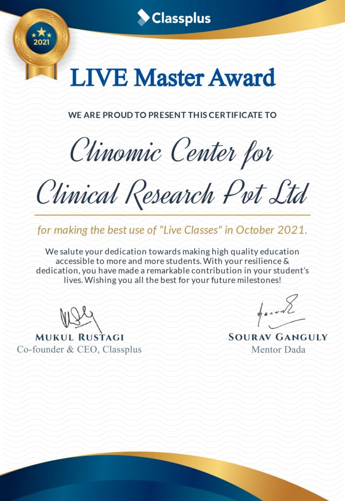 Clinical Research course